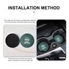 2pcs Car Cup Coaster High Quality Colorful Non Slip Pad Parts for Opel Corsa Astra H G J Insignia Vectra Zafira Meriva  JL4