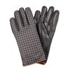 Paul Smith Size Small Gloves, Check, Men's, Black/Brown, 415GL, L02122, 79, [Used]