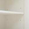 85*33.5*200cm Compact Wardrobe with 2 Cabinets, Storage Cabinet Made of Tempered Glass, White Entryway Cabinet, Coat Rack with Shoe Bench and Cushion