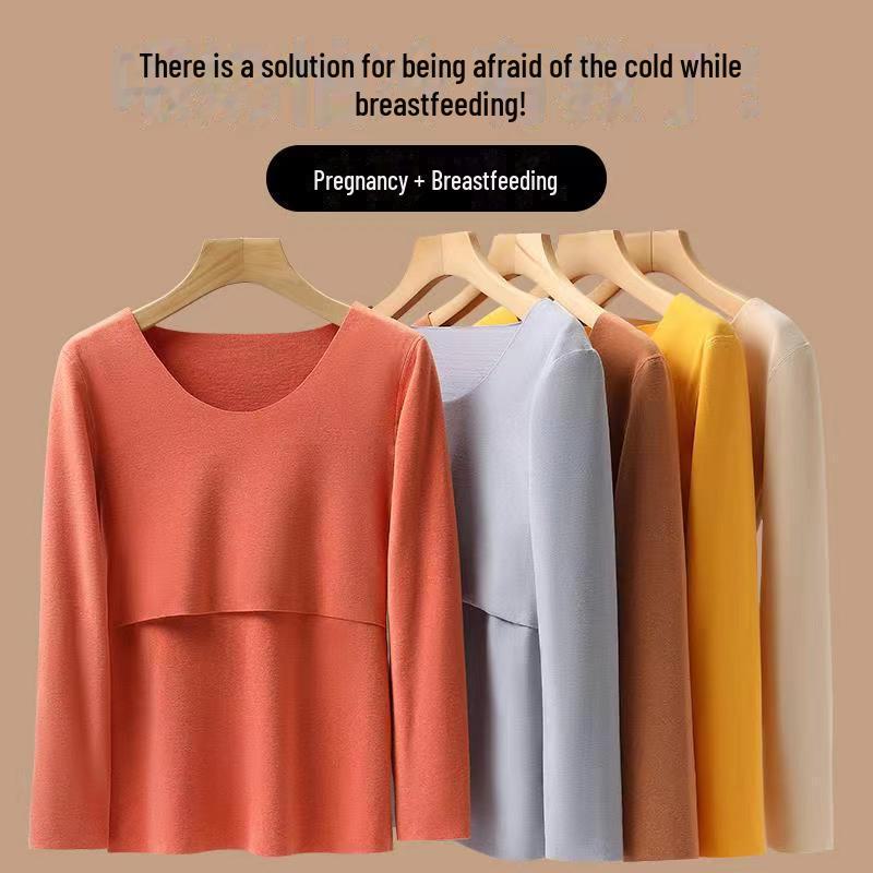 Немецкие бархатные термотопы для беременных и кормящих мам на осень/зиму