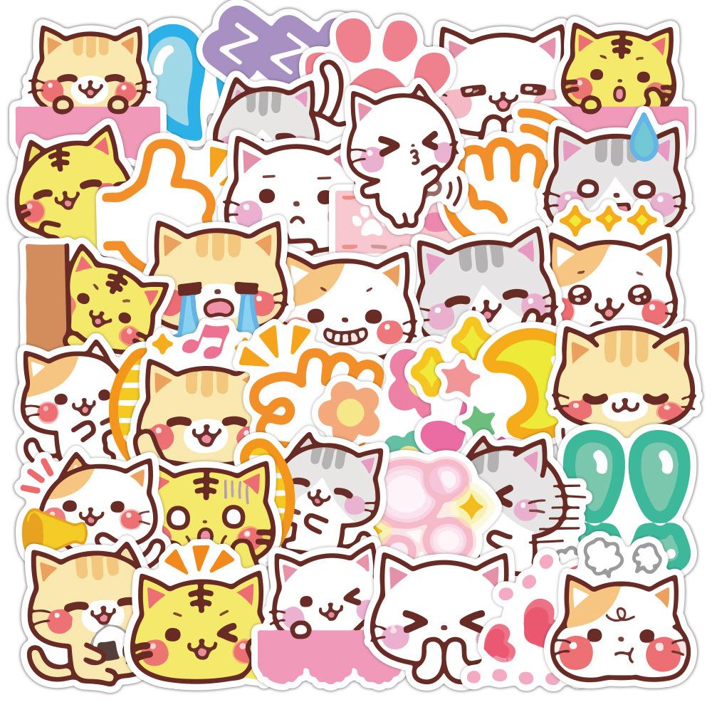 60 шт. новые наклейки, милые наклейки для ноутбука, наклейки для мобильных телефонов