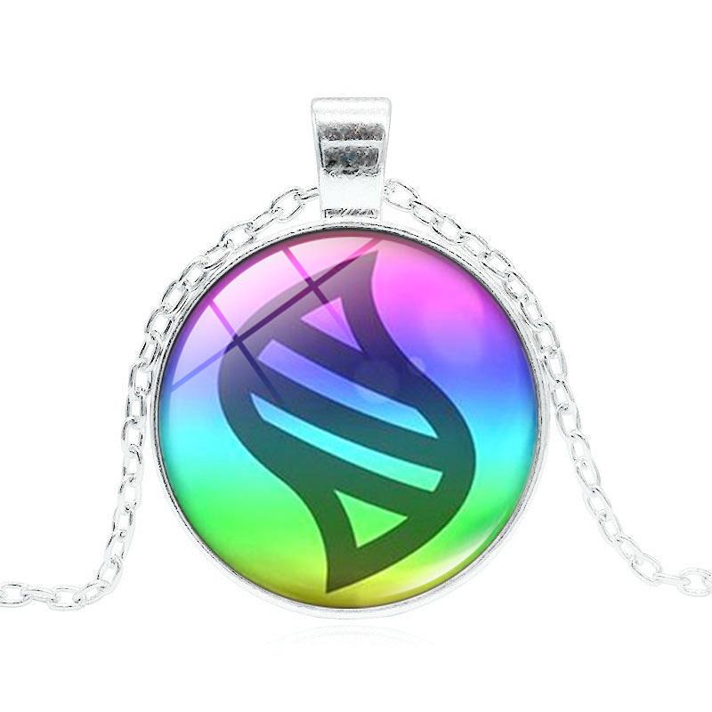 Аниме Мега Камень Поке Ожерелье Стеклянный Купол Кабошон Подвеска Украшения Чокер Ожерелья для Женщин Подарок