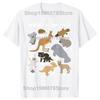 Animals Of Australia Australian Animal Educational Men Women Fashion T Shirts Cotton Short Sleeve Oversized T-shirt Tops