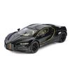 1/24 Bugatti Tourbillon Суперкар Металлическая Модель Автомобиля Со Звуком и Светом Оттяжка Детская Игрушка Коллекционные Предметы Подарок на День Рождения
