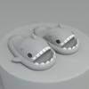 Shark Children's Slippers, Cartoon Kids Indoor Non-slip Bath Female Baby Sandals Drag