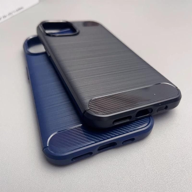 Щеточный чехол из углеродного волокна для Iphone 18 Pro Max 17 17E 16 15 14 16e iphone17 13 12 Pro 11 15 plus Iphone18 Лучший защитный чехол