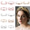 Retro Jewelry Headwear Leaves Hair Hoop Bride Headbands Gold Leaves Wreath Wedding Hair Crown