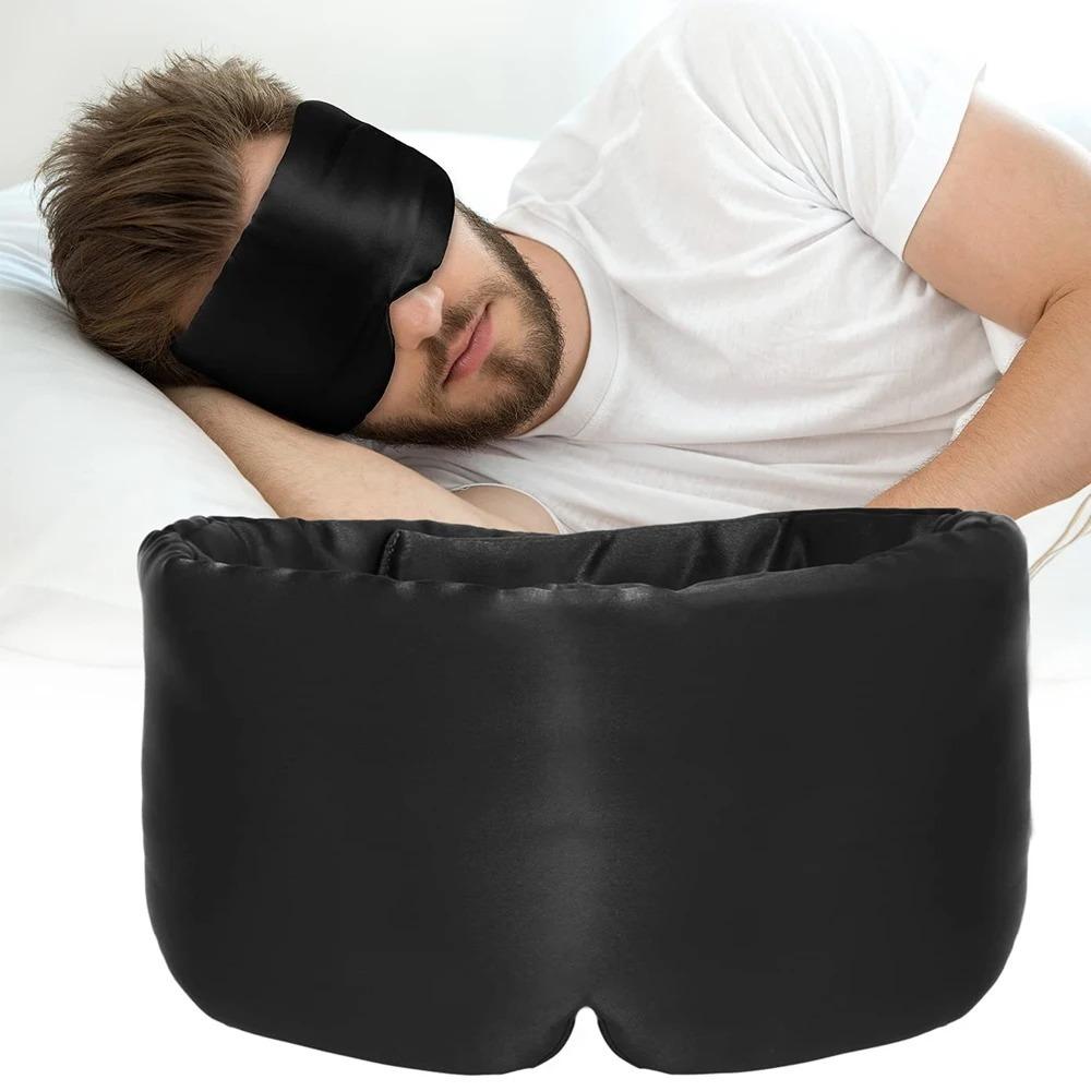Soft Blocking Light Eyemask Silk Eyeshade Patch New Sleeping Mask Eyepatch for Travel & Nap