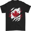 Torn Canada Flag Canadian Day Football Unisex T-shirt