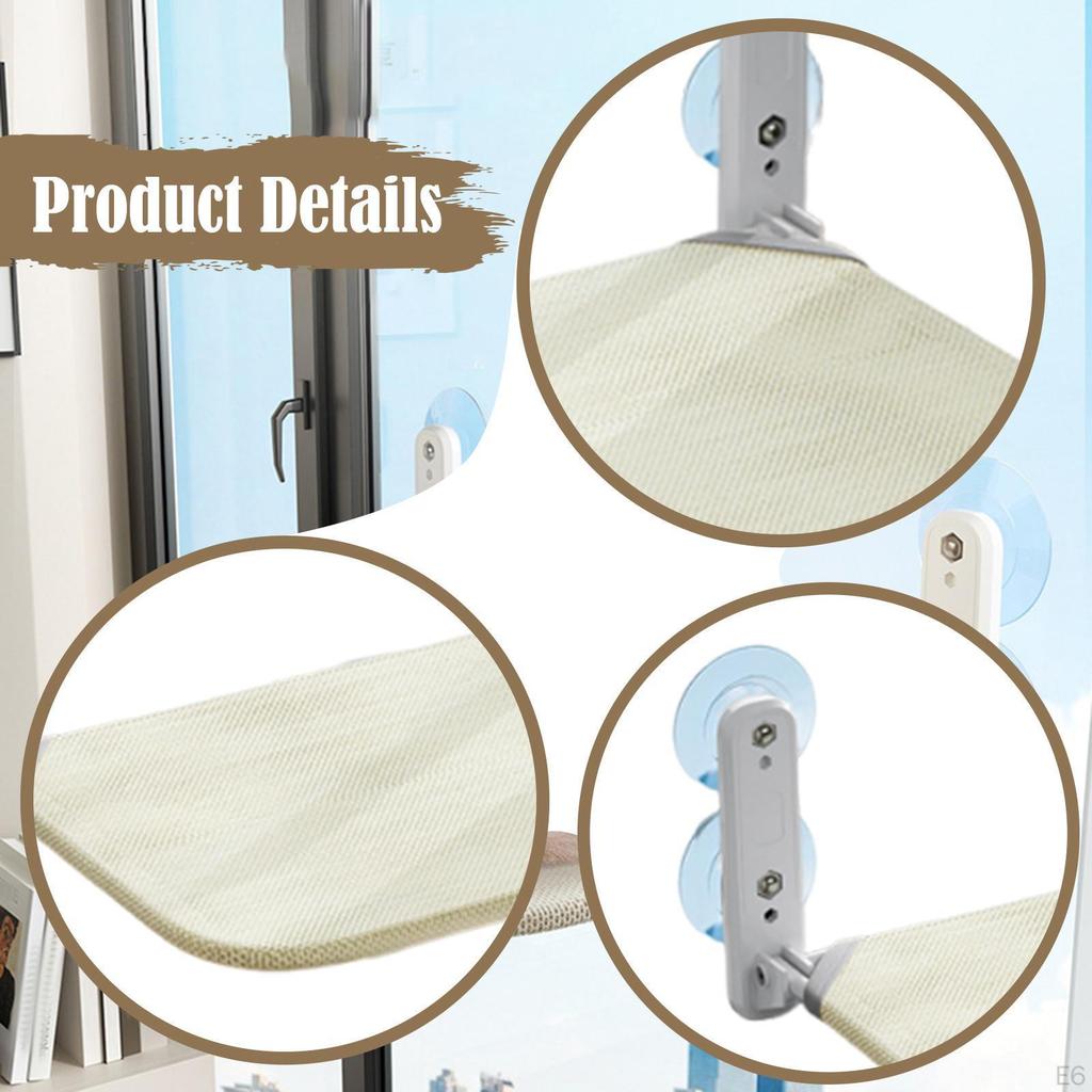 Лежанка для кошек на окно, складная кровать, для домашних кошек, крепление на подоконник, гамак на присосках, сиденье для дома