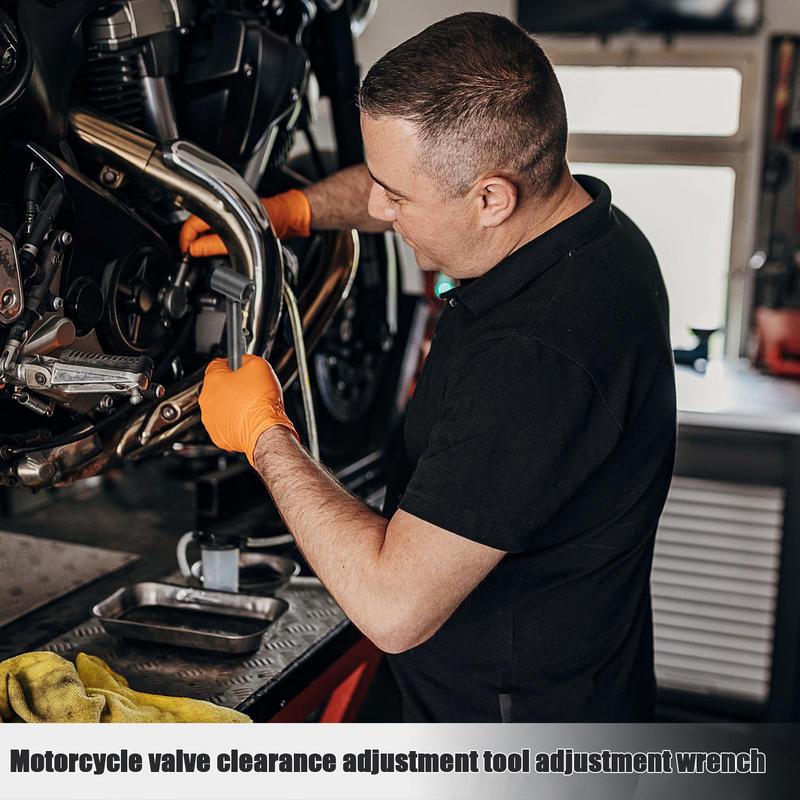 Motorcycle Scooter Valve Tool Repair Wrench Spanner Tool for Engine Valve Adjustment Rustproof Screw Clearance For Scooter
