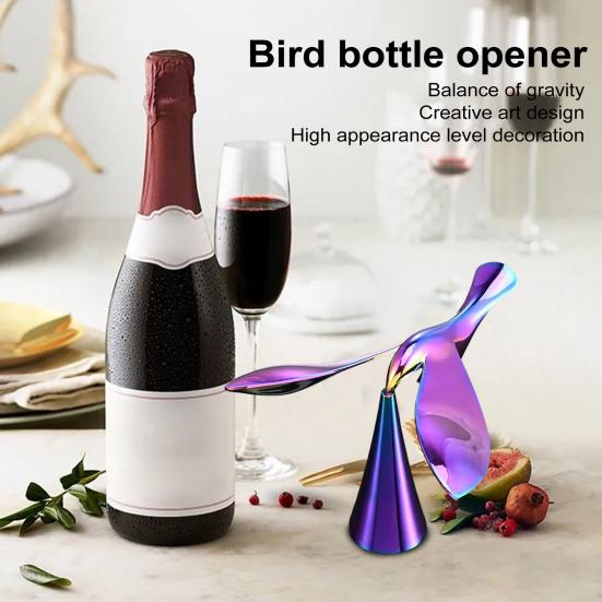 Открывалка для бутылок Tipsy Flying Bird, открывалка для бутылок, скульптурный аксессуар для бара, металлическая открывалка для пива, газировки, сидра для вечеринок, свадеб