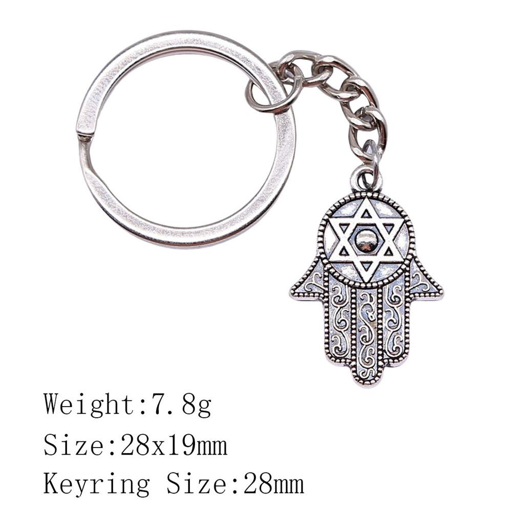 Брелок для ключей в виде сумки «Обратно в школу» с изображением руки Хамсы и глаза Гора, украшения для дома, крутой брелок