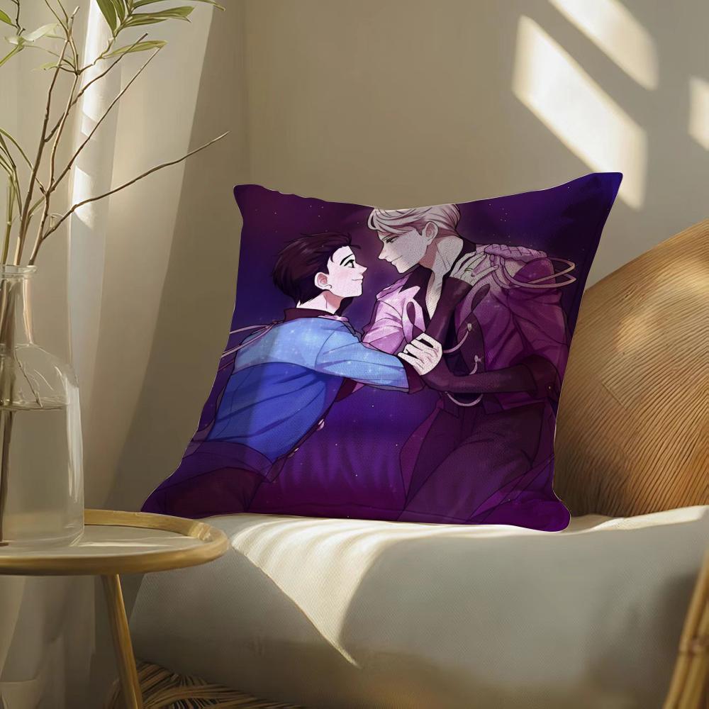 Yuri!!!Onice Pillow Case Pillowcase, Double-Sided Printed, Sofa Cushion, Bedroom Headboard
