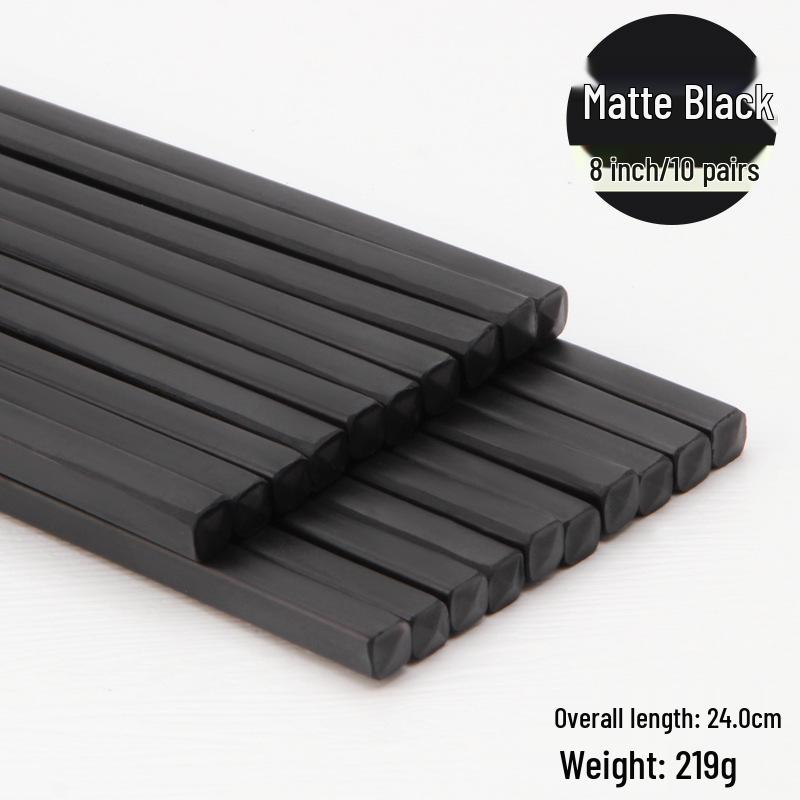 Colorful Disinfected Melamine Chopsticks for Hotels, Restaurants, and Fast Food