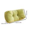 Comfortable Lumbar Support Cushion For Sitting Postures Correction In Office School Dorm Multipurpose Backrest Pillow  Yellow