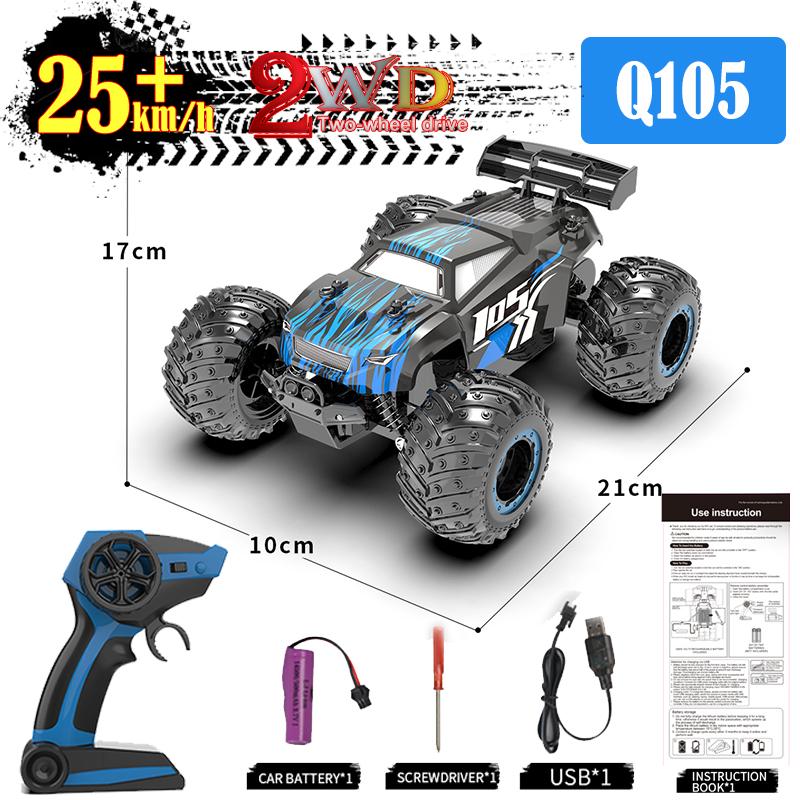 JJRC Q105 1:18 Радиоуправляемая Машинка 25 км/ч Со Светодиодной Подсветкой 2,4G Индукторная RC Внедорожники Высокоскоростной Бесколлекторный Двигатель Детские Игрушки