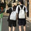 Школьный рюкзак 2025 новый однотонный простой рюкзак студент колледжа корейская версия школьная сумка универсальный простой повседневный модный рюкзак