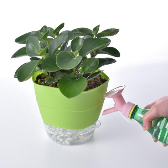 Цветочный горшок Многоцелевой самополивающийся полипропиленовый перегородочный слой Съемный горшок для сада