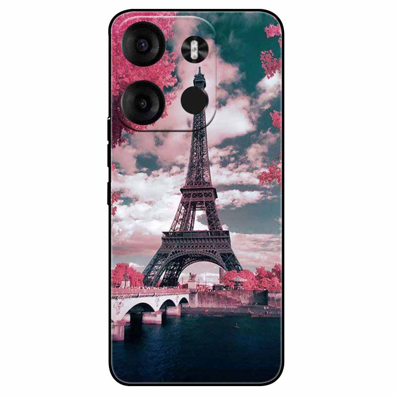 Чехол для Tecno Spark Go 2023 ТПУ Модный Милый Силиконовый Задний Чехол Для Tecno Pop 7 Pro BF7 Funda Ударопрочный Pop7pro 7Pro Capa