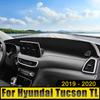 Чехол на приборную панель автомобиля, защитный козырек от солнца, анти-УФ-излучения, нескользящие коврики, аксессуары для Hyundai Tucson TL N Line 2019 2020