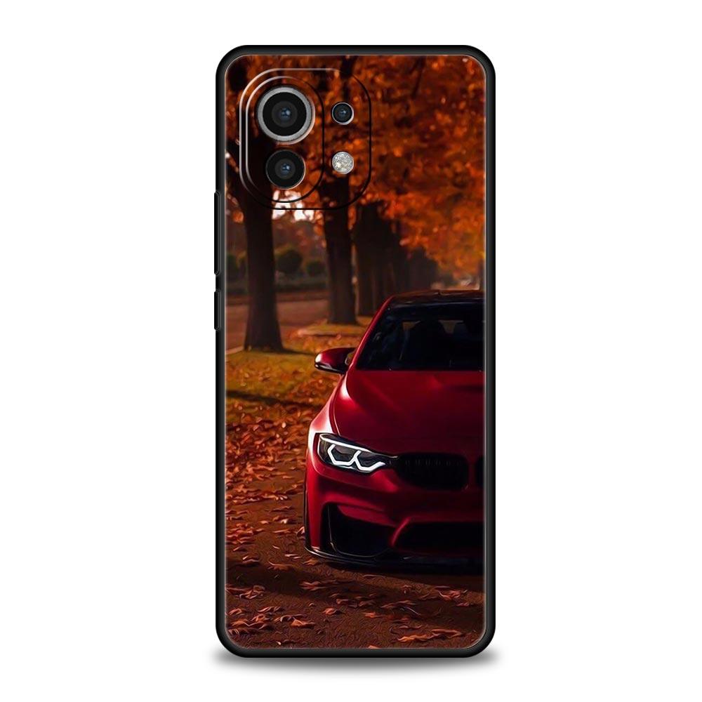 Синий, красный чехол для телефона с спортивным автомобилем и автомобилями для Xiaomi Mi Poco X4 Pro X3 NFC M3 F3 M4 12 11 Ultra 11X 11T 11i Note 10 Lite 10T 9T