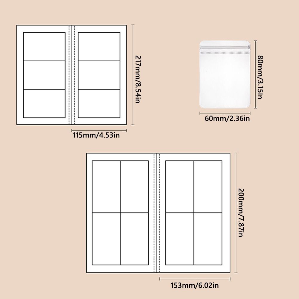 Transparent Jewelry Organizer Booklet Portable Dustproof Album Necklace Bracelet Ring Book Holder