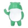 Frog Figurines Realistic Funny Cute Resin Rebellious Frog Statues for Desk Garden Decoration Gifts