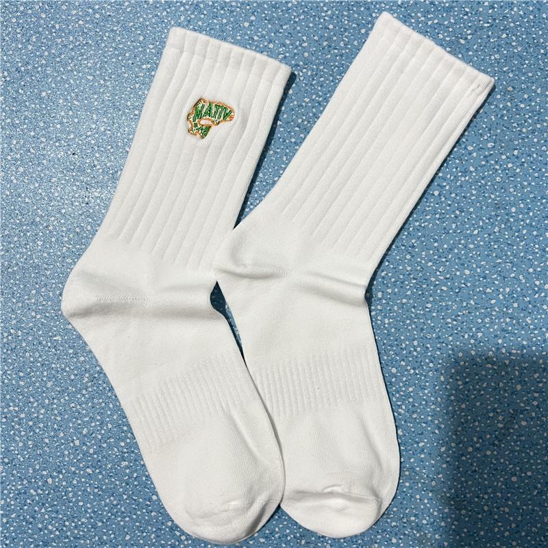 Cityboy Мужские модные носки до середины икры с мультяшной вышивкой - Спортивные носки с влагоотводящим эффектом для осени и зимы