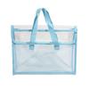 PVC Self-Adhesive File Bag Large Capacity Transparent Waterproof Handheld Folder Portable Expandable File Storage Bag