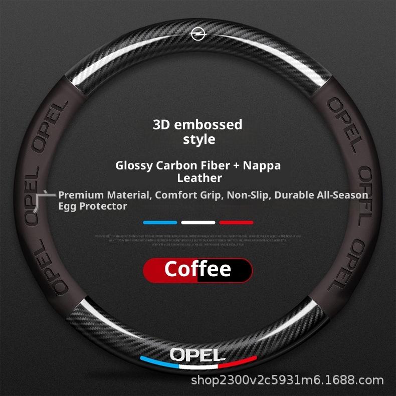 Чехол на руль автомобиля для Opel OPCline Astra Corsa Grandland Insignia Mokka Vectra GTC Tigra Vivaro Zafira Авто Аксессуары