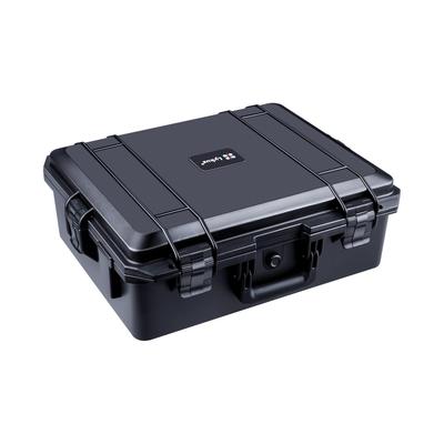 Lykus HC-4620 Водонепроницаемый жесткий кейс со встроенным пенополиуретаном с решетчатой нарезкой, Внутренние размеры: 46x36x18см, Подходит для камер, проекторов, дронов,