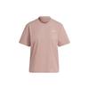 X Stella McCartney Collaboration Solid Logo свободный крой круглый вырез короткий рукав футболка женские топы розовый HT1113