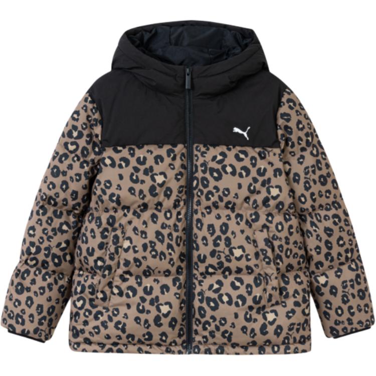 PUMA Kids Down Jackets Hooded Non Detachable Thickened Waterproof 353425107209-00350
