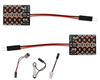 2 Pcs Panel 24 LED 12V T10, SV8.5, T4W CANBUS 1000lm Red Off-Road