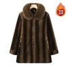 Winter Imitation Mink Velvet Coat New Fur Collar Coat Women's High-end Warm Clothes Women