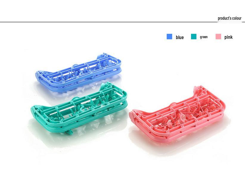 Xinjia Складная ветрозащитная вешалка с 26 прищепками для носков, нижнего белья, детской одежды