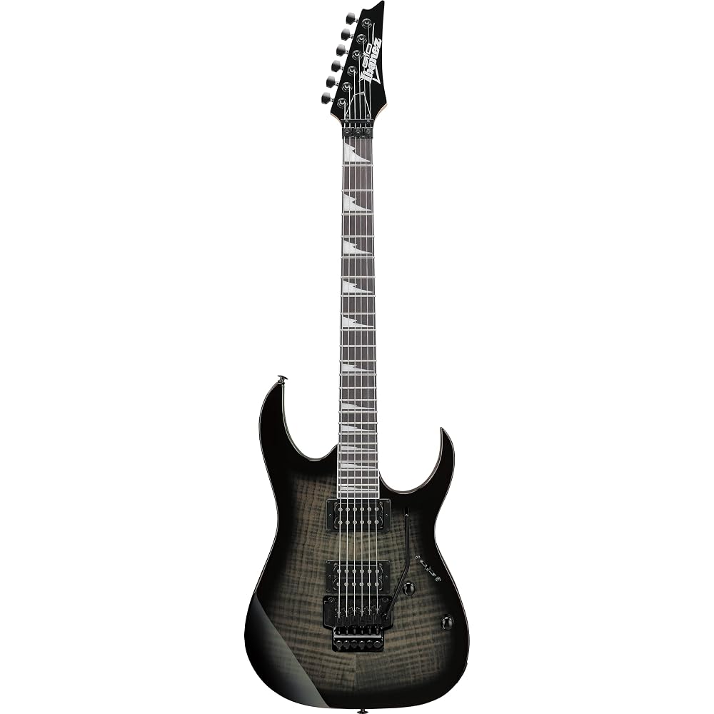 Ibanez GIO Series Electric Guitar Double Locking Tremolo Transparent Black Sunburst GRG320FA-TKS