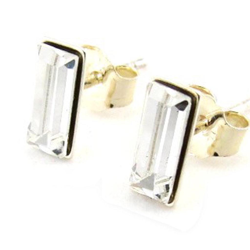 Les Trésors De Lily [F3932] - White Silver Rectangle Brilliant