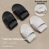 EVA Foldable Slippers, Suitable for Travel, Indoor Bathroom Massage Sandals, Quick-drying Non-slip Flat Slippers, Year-round Simple Slip-on Shoes