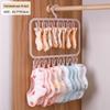 Multi-Function Baby Clothes Hanger: Children's Wardrobe Organizer & Socks Drying Rack