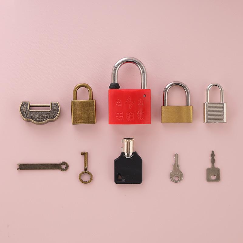 Montessori Children's Unlocking Games Sensory Training Antique Small l Locks Early Education Puzzle Toys Daily Teaching Aids