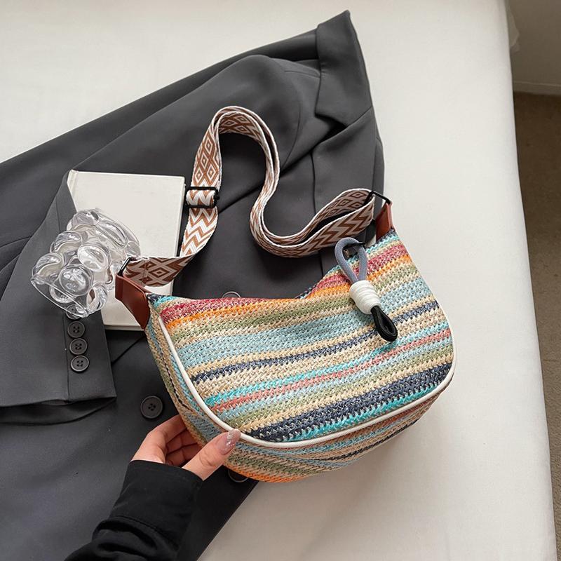 Повседневная женская плетеная легкая сумка через плечо для женщины, дизайнерская роскошная сумка под мышкой KTB