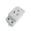 Модульная розетка Delixi Electric серии DZ47X, 10A, трехполюсная, для DIN-рейки, в корпусе