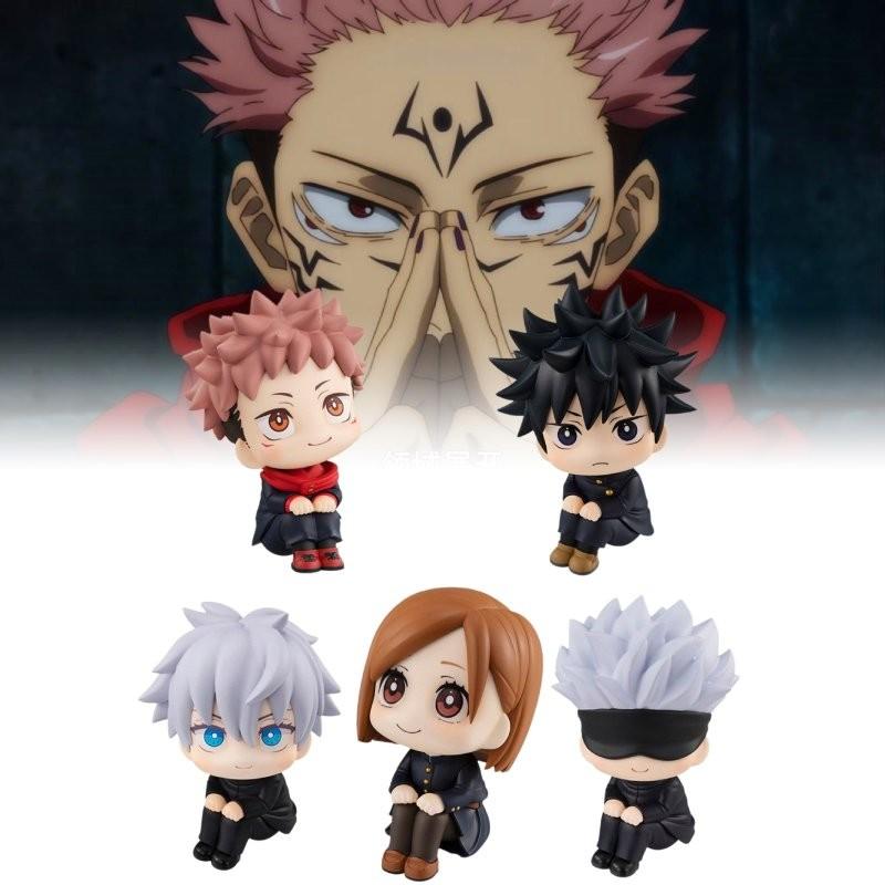 Очаровательный набор ПВХ-фигурок Jujutsu Kaisen включает Годжо, Итадори, Нобару и Фусигуро