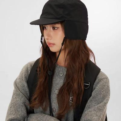 LOOKING4U Кепка Уличная Водонепроницаемая С Наушниками Короткая Кепка Черная