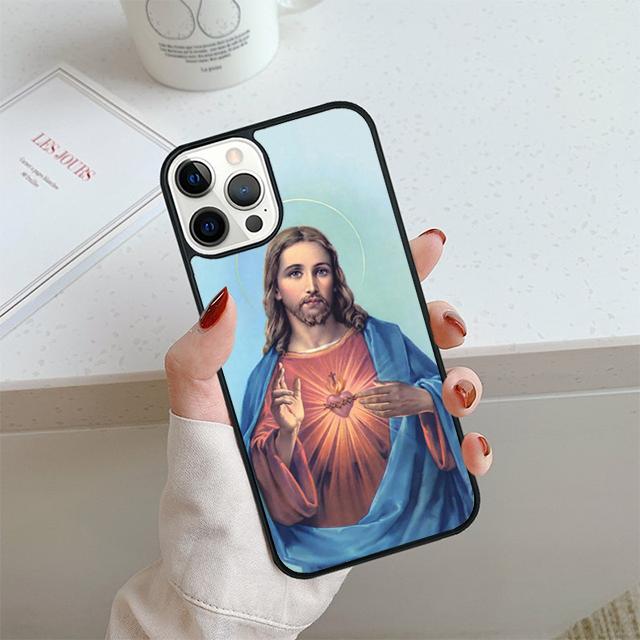 God Jesus Phone Case For iPhone 17 Air 14 15 16 13 12 Cover For Apple iPhone 17 Air 14 15 16 Pro Max 6S Plus Coque