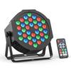 ZonQoonz 36 светодиодных RGB сценических огней, лучевые прожекторы с пультом дистанционного управления, управление DMX, голосовая активация, световые эффекты, Par-прожекторы - Идеально для сцены