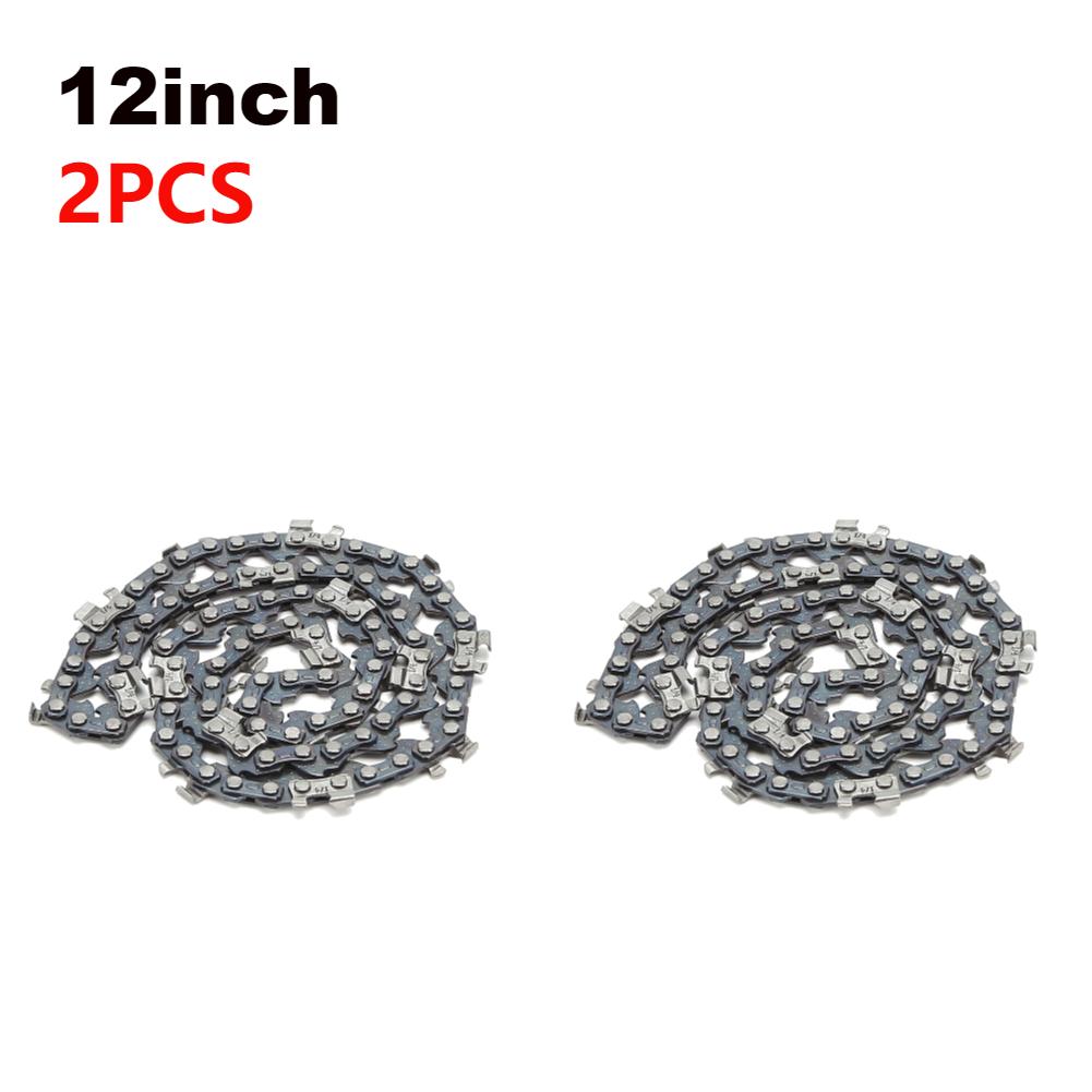 8/12 Inch Metal Saw Chain Spare Parts Electric Chainsaw Chain 3-1PCS Chainsaw Blades for Wood Branch Cutting Accessories