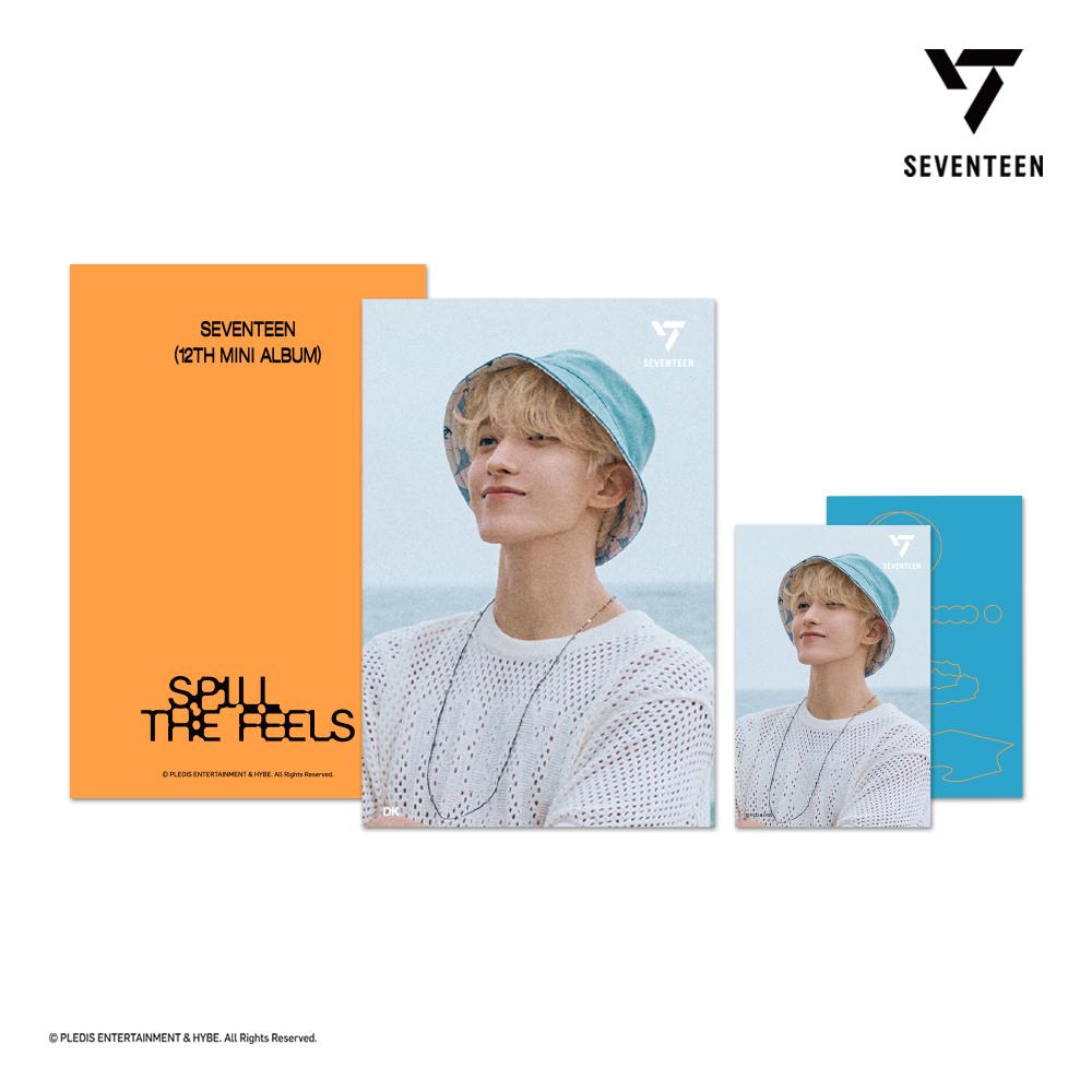 Seventeen 3D-лентикулярная открытка + 1 мини-фотокарточка SPILL THE FEELS Ver.